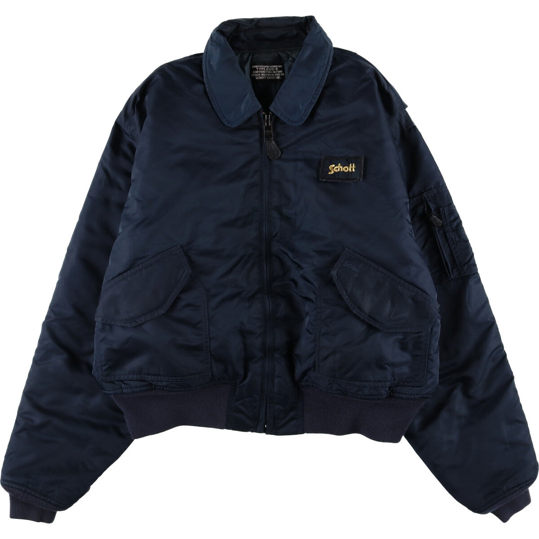 SCHOTT CWU-45 Nylon navy blue type Vintage Second Hand