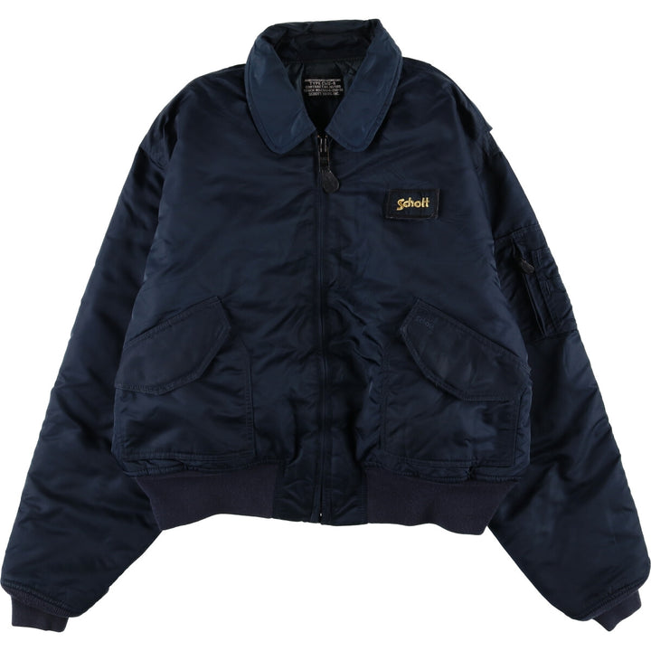SCHOTT CWU-45 Nylon navy blue type Vintage Second Hand