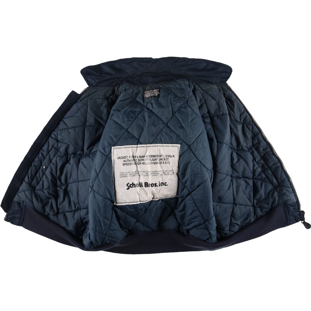 SCHOTT CWU-45 Nylon navy blue type Vintage Second Hand