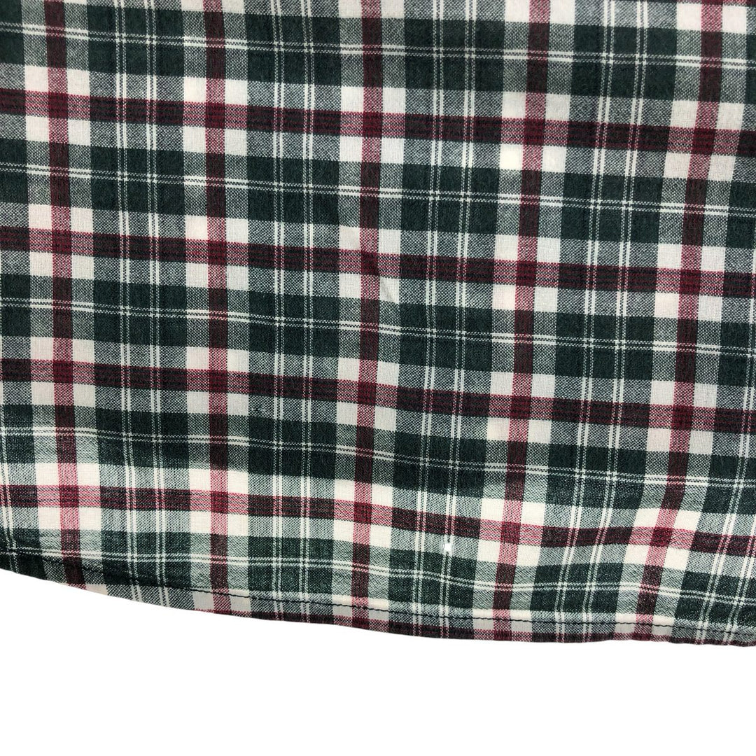 Ralph Lauren BLAKE short sleeve button down check shirt men's XL size cotton green type Vintage Second Hand