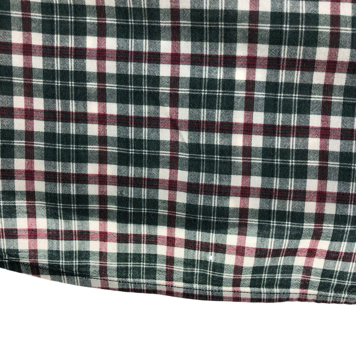 Ralph Lauren BLAKE short sleeve button down check shirt men's XL size cotton green type Vintage Second Hand