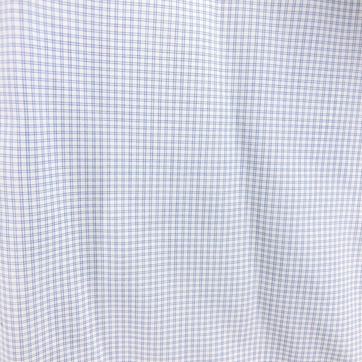 Brooks Brothers Est.1818 Short Sleeve Button-Down Check Shirt, Men's Size L cotton white type Vintage Second Hand
