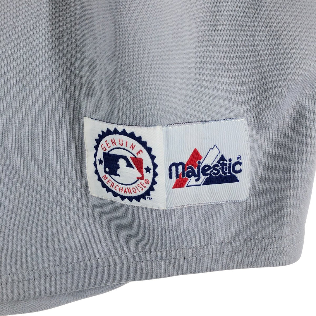 00'S Majestic St. Louis Cardinals Game Shirt Baseball Shirt Men's XL Size polyester gray type Vintage Second Hand