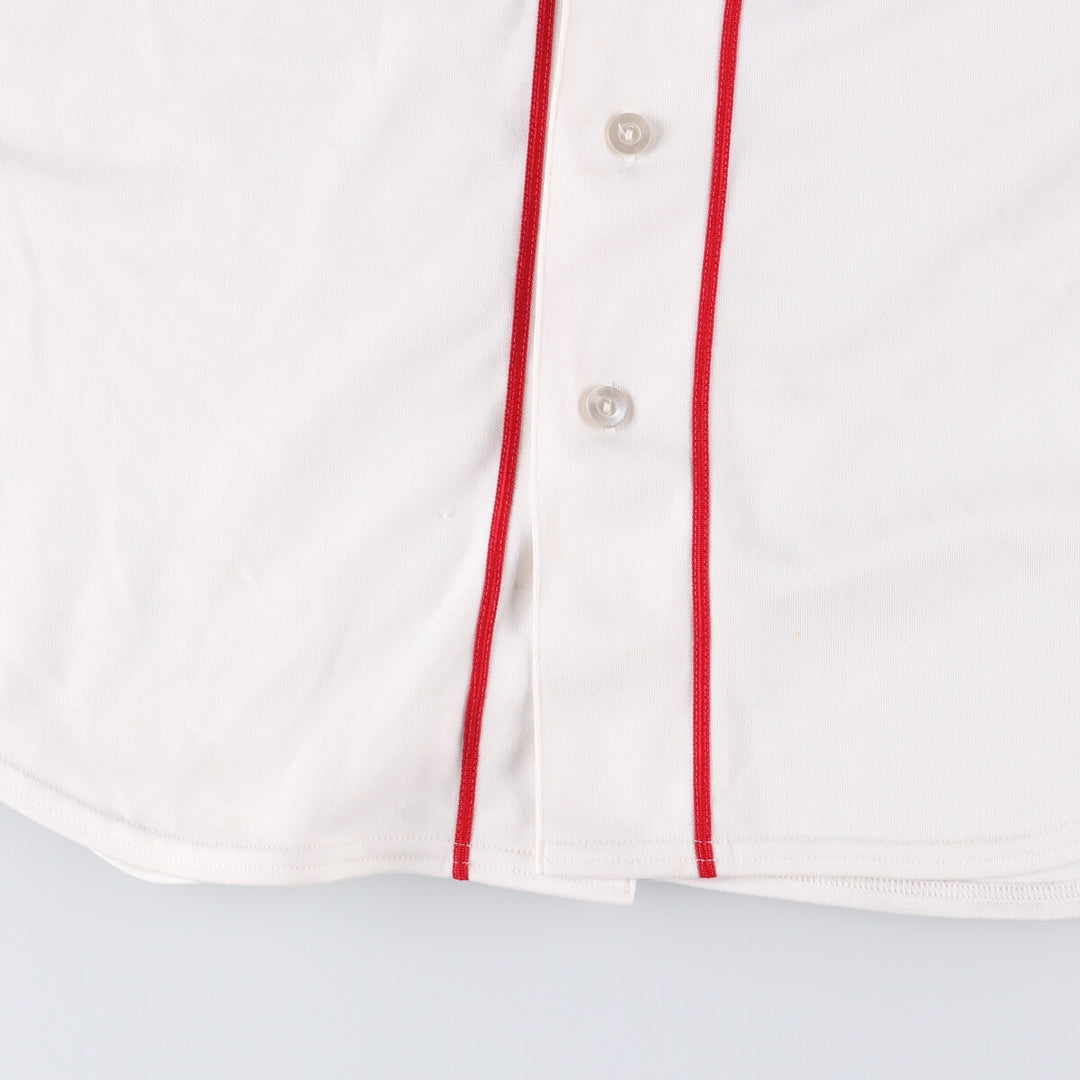 Majestic MLB BOSTON REDSOX Boston Red Sox Game Shirt Baseball Shirt Men's XL unclear white type Vintage Second Hand