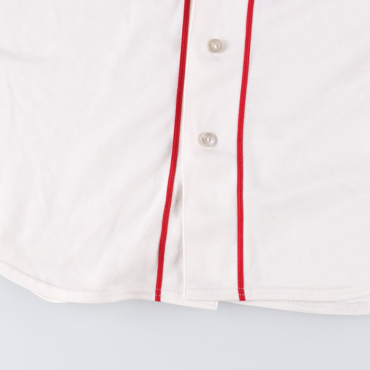 Majestic MLB BOSTON REDSOX Boston Red Sox Game Shirt Baseball Shirt Men's XL unclear white type Vintage Second Hand