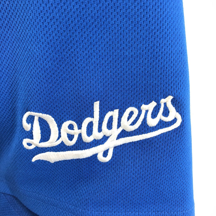 Nike NIKE TEAM MLB LOS ANGELES DODGERS Los Angeles Dodgers Game Shirt Baseball Shirt Men's XL polyester blue type Vintage Second Hand