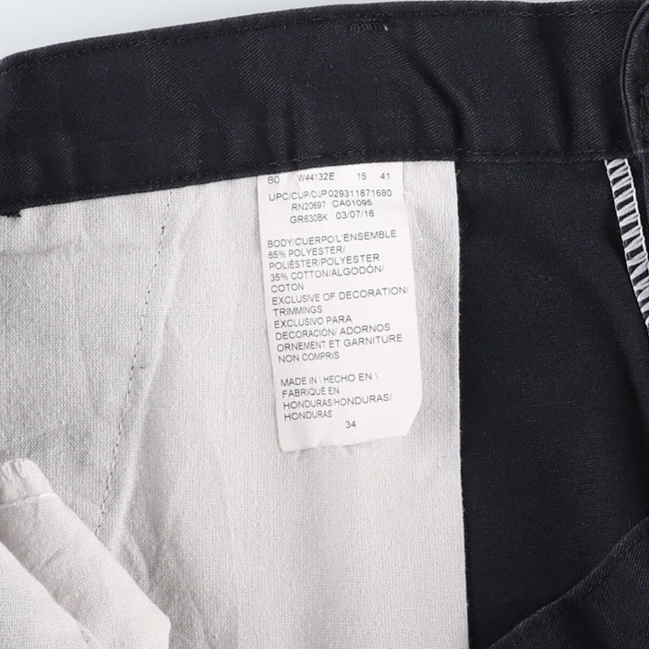 Dickies Work Shorts, Half Pants, Men's, W35 equivalent cotton black type Vintage Second Hand