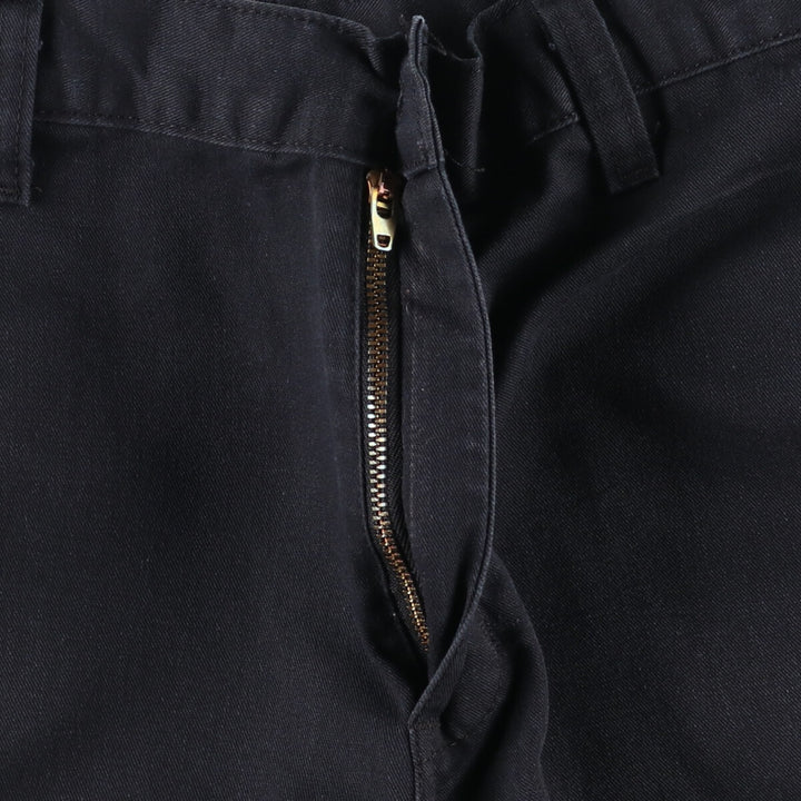 Dickies Work Shorts, Half Pants, Men's, W35 equivalent cotton black type Vintage Second Hand
