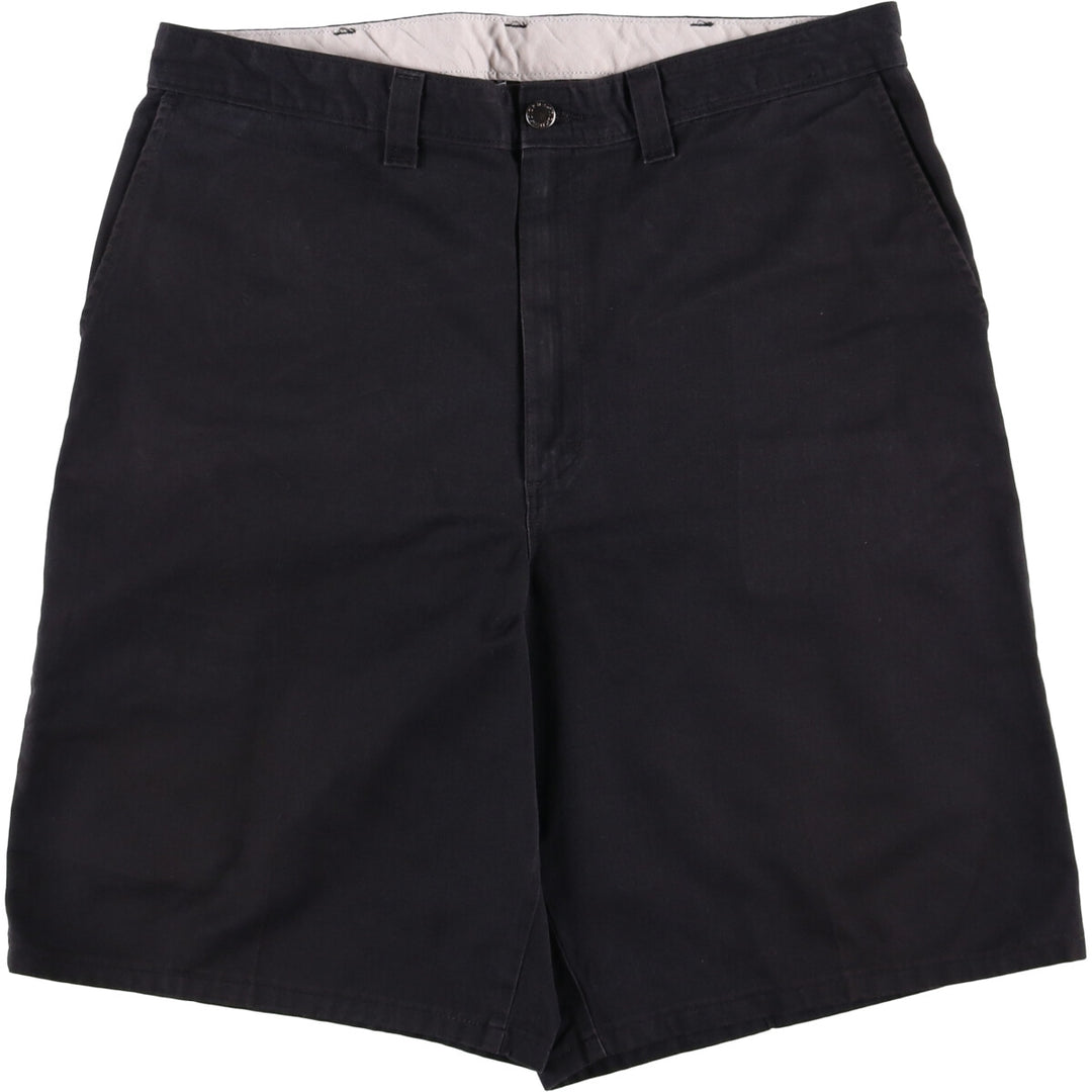 Dickies Work Shorts, Half Pants, Men's, W37 equivalent polyester black type Vintage Second Hand
