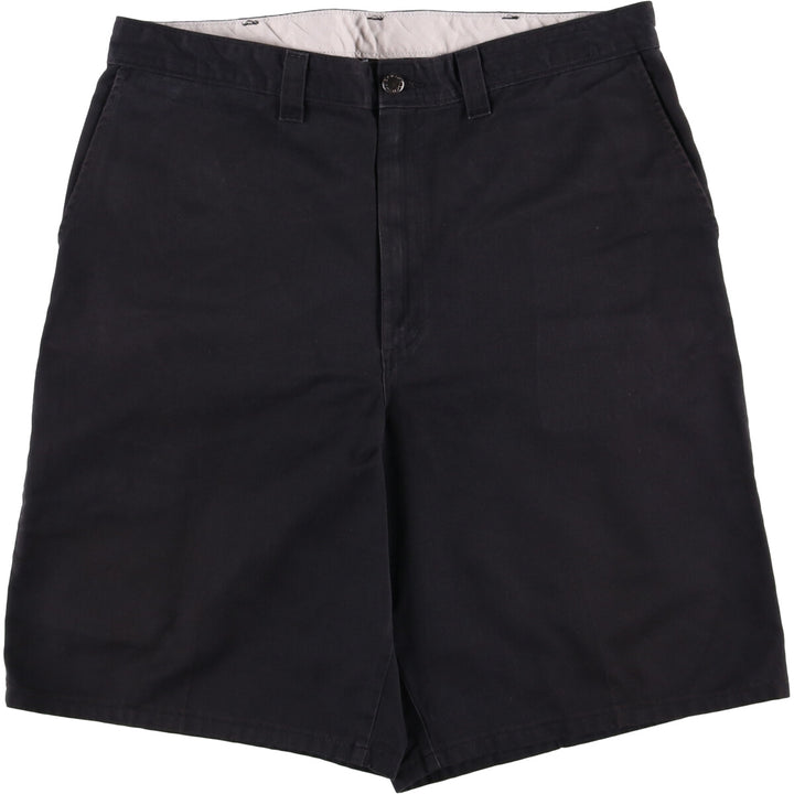 Dickies Work Shorts, Half Pants, Men's, W37 equivalent polyester black type Vintage Second Hand