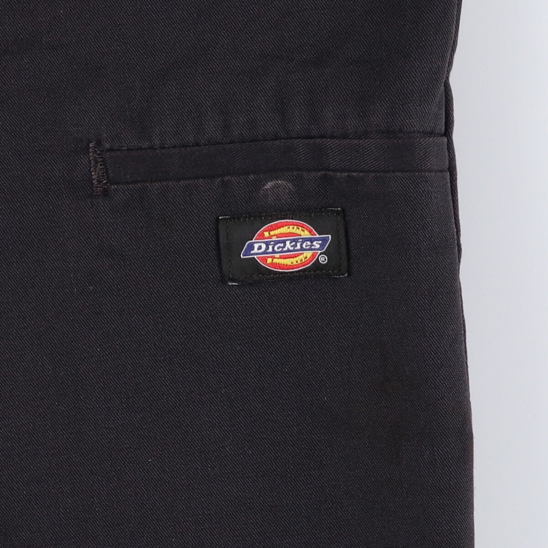 Dickies Work Shorts, Half Pants, Men's, W37 equivalent polyester black type Vintage Second Hand