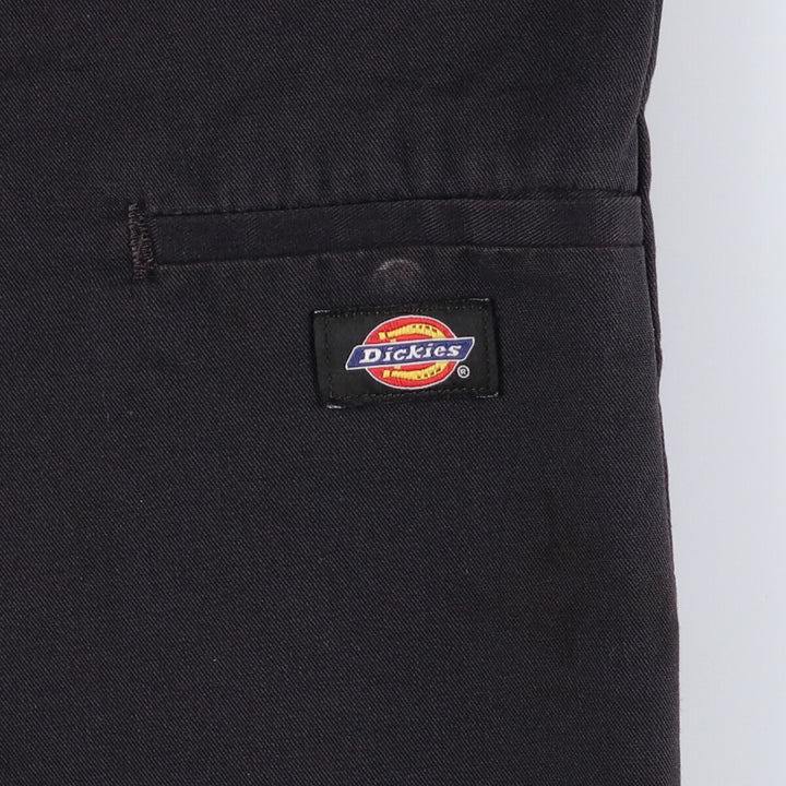 Dickies Work Shorts, Half Pants, Men's, W37 equivalent polyester black type Vintage Second Hand