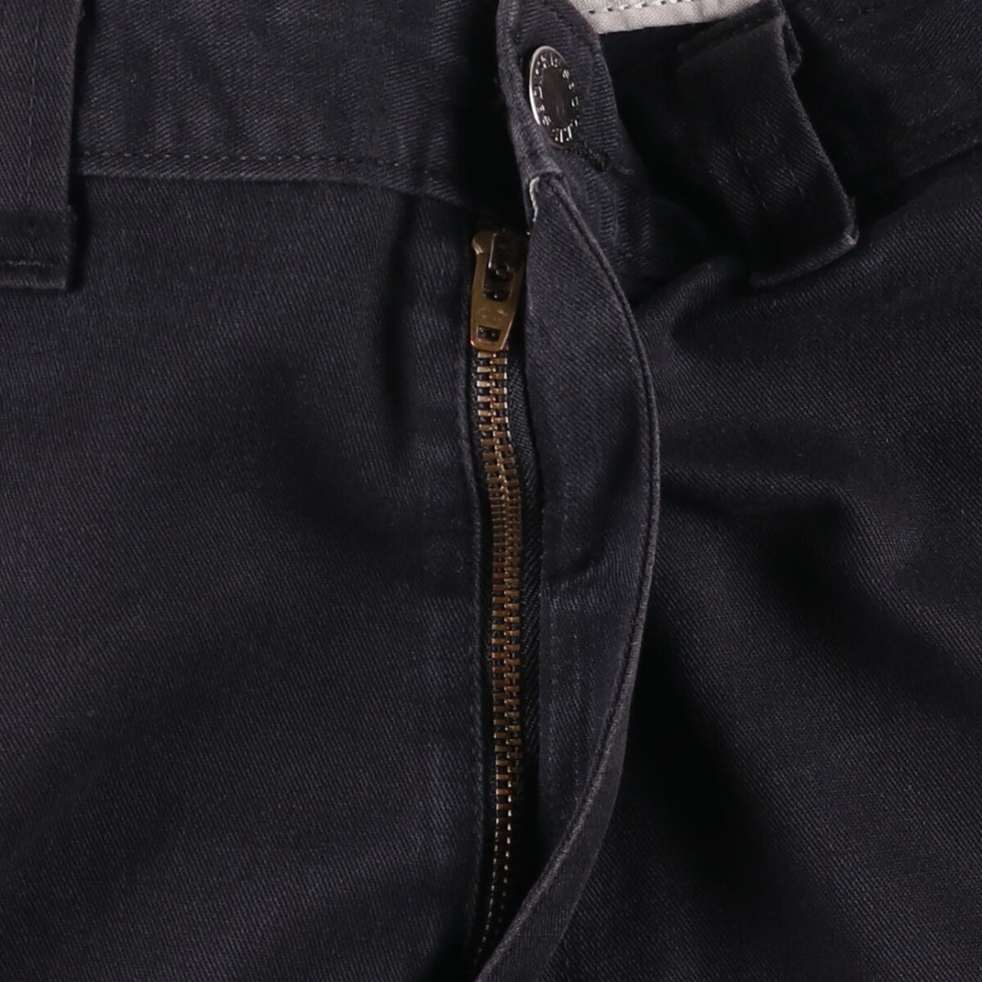 Dickies Work Shorts, Half Pants, Men's, W37 equivalent polyester black type Vintage Second Hand