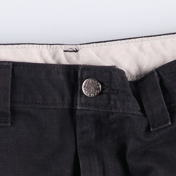 Dickies Work Shorts, Half Pants, Men's, W37 equivalent polyester black type Vintage Second Hand