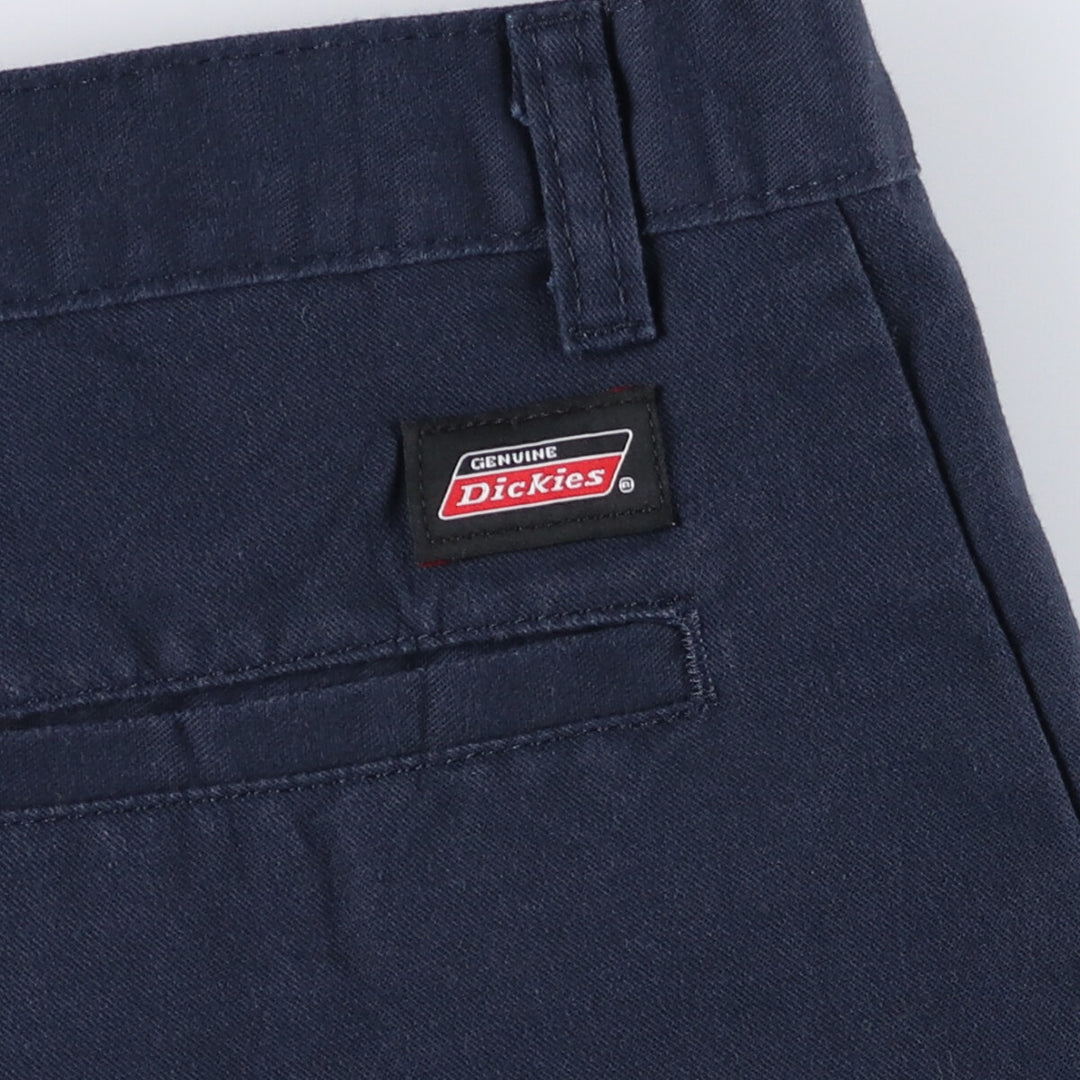 Dickies Work Shorts, Half Pants, Men's, W37 equivalent polyester navy blue type Vintage Second Hand