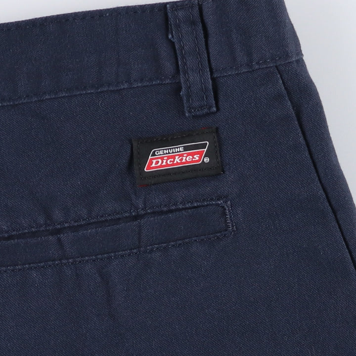 Dickies Work Shorts, Half Pants, Men's, W37 equivalent polyester navy blue type Vintage Second Hand