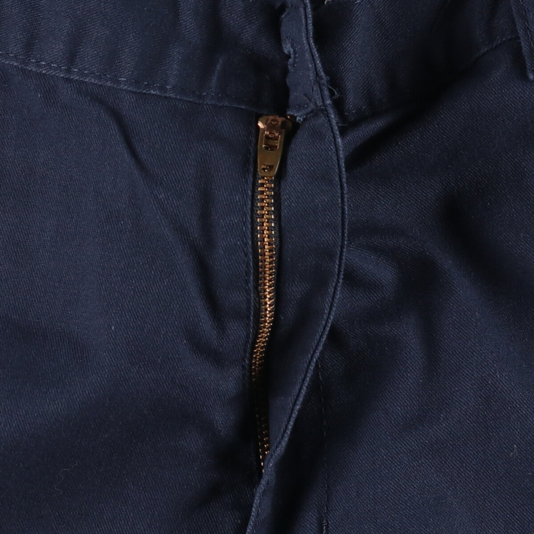 Dickies Work Shorts, Half Pants, Men's, W37 equivalent polyester navy blue type Vintage Second Hand