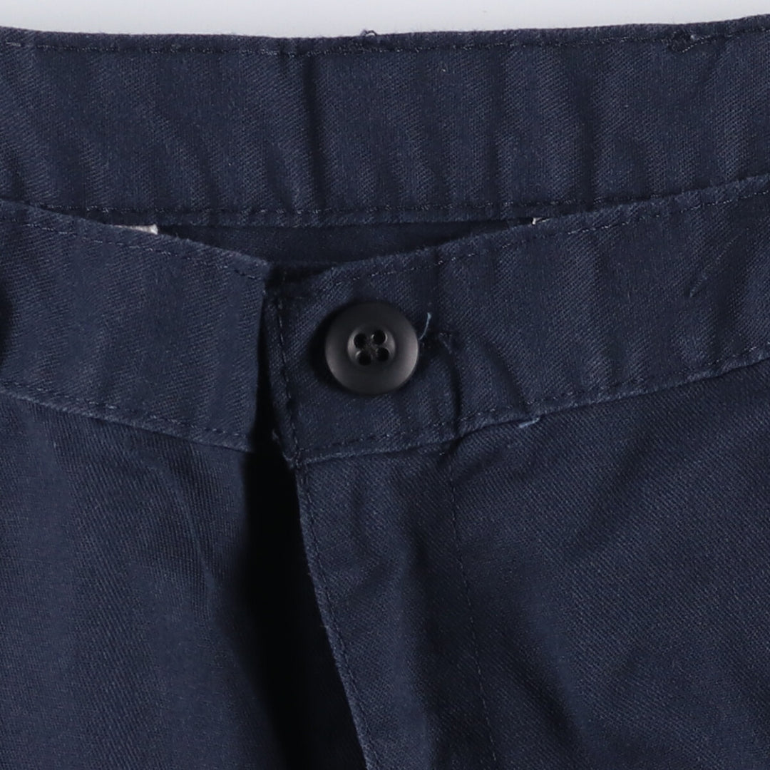 Dickies Work Shorts, Half Pants, Men's, W37 equivalent polyester navy blue type Vintage Second Hand