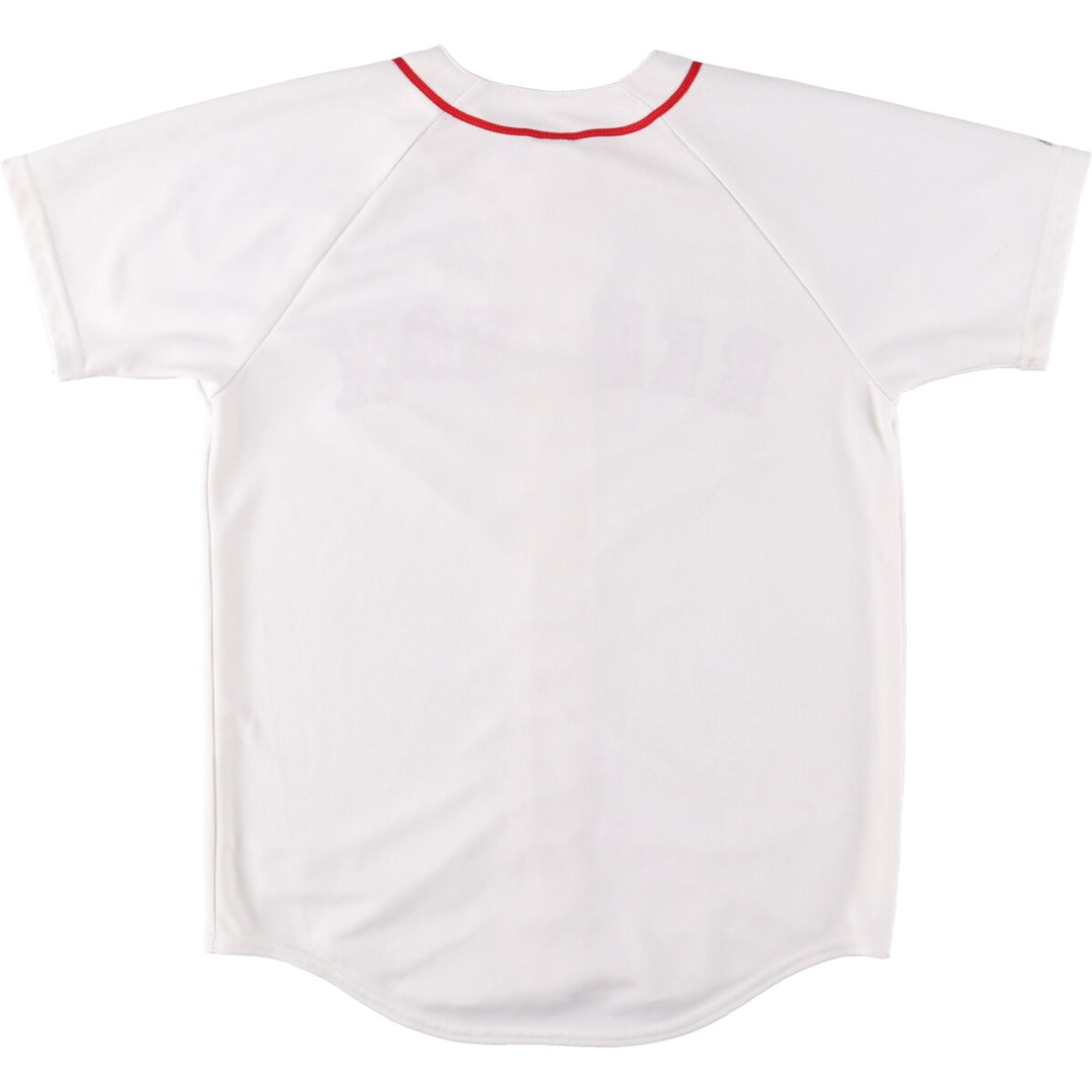 90'S Majestic MLB Boston Red Sox Game Shirt Baseball Shirt Made in USA Men's XL Vintage polyester white type Vintage Second Hand