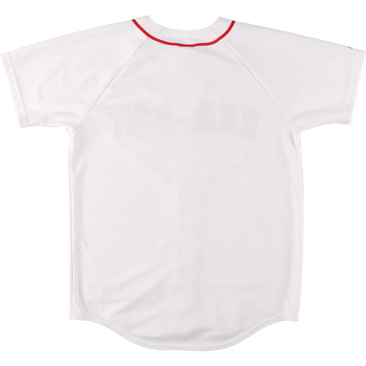 90'S Majestic MLB Boston Red Sox Game Shirt Baseball Shirt Made in USA Men's XL Vintage polyester white type Vintage Second Hand