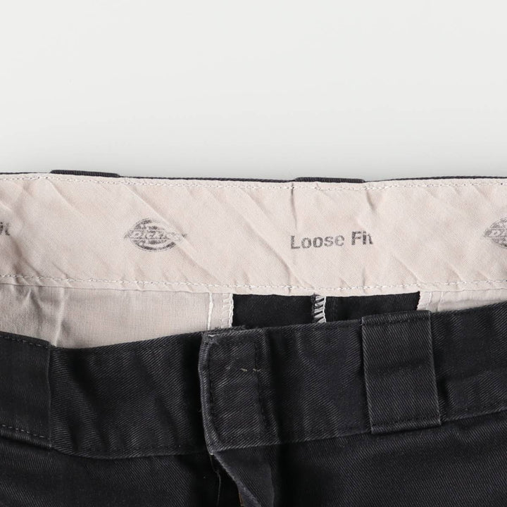 Dickies Loose Fit Work Shorts, Half Pants, Men's, W31 equivalent unclear navy blue type Vintage Second Hand