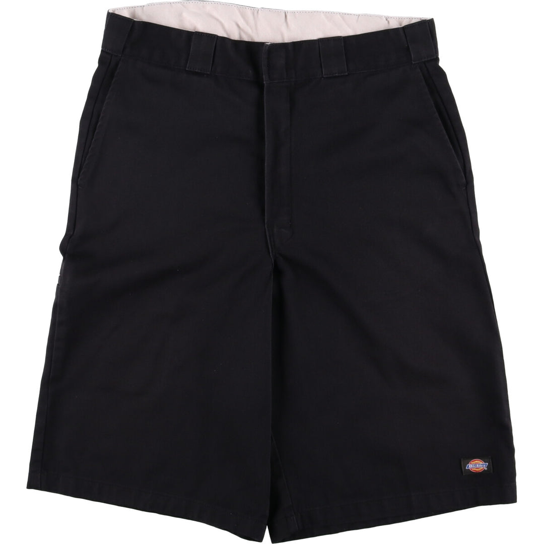 Dickies Work Shorts, Half Pants, Men's, W34 equivalent polyester black type Vintage Second Hand