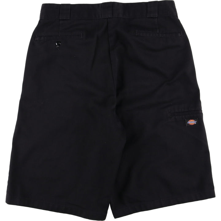 Dickies Work Shorts, Half Pants, Men's, W34 equivalent polyester black type Vintage Second Hand