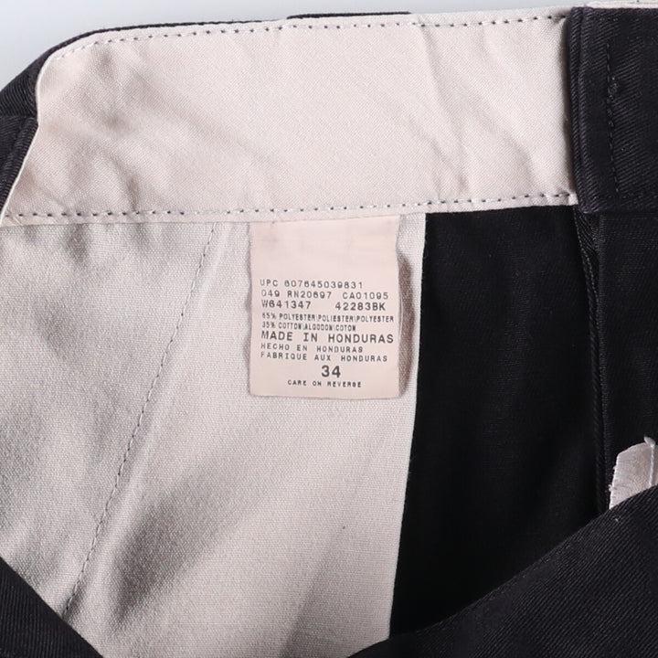 Dickies Work Shorts, Half Pants, Men's, W34 equivalent polyester black type Vintage Second Hand