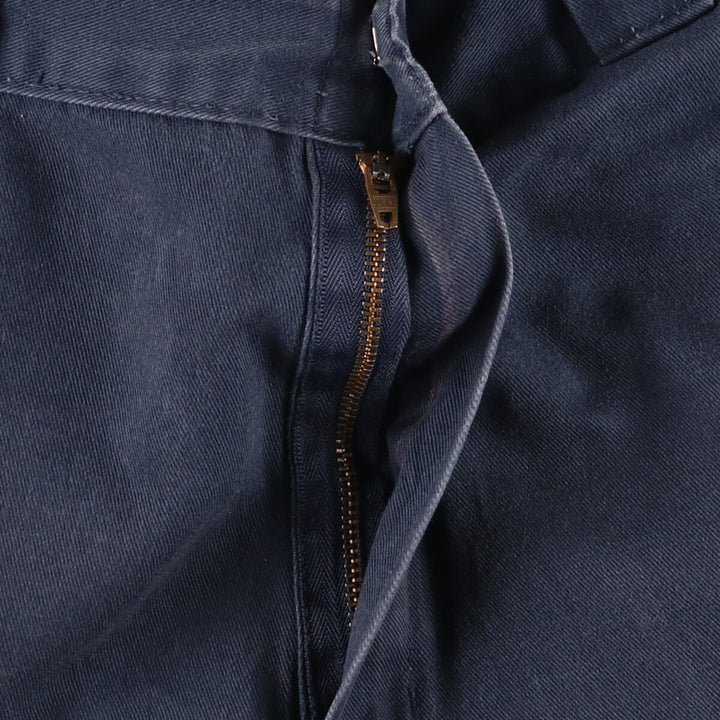 Dickies Work Shorts, Half Pants, Men's, W35 equivalent polyester navy blue type Vintage Second Hand
