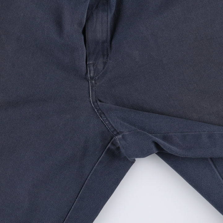 Dickies Work Shorts, Half Pants, Men's, W35 equivalent polyester navy blue type Vintage Second Hand