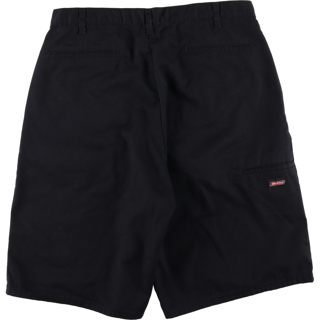 Dickies Work Shorts, Half Pants, Men's, W35 equivalent polyester black type Vintage Second Hand