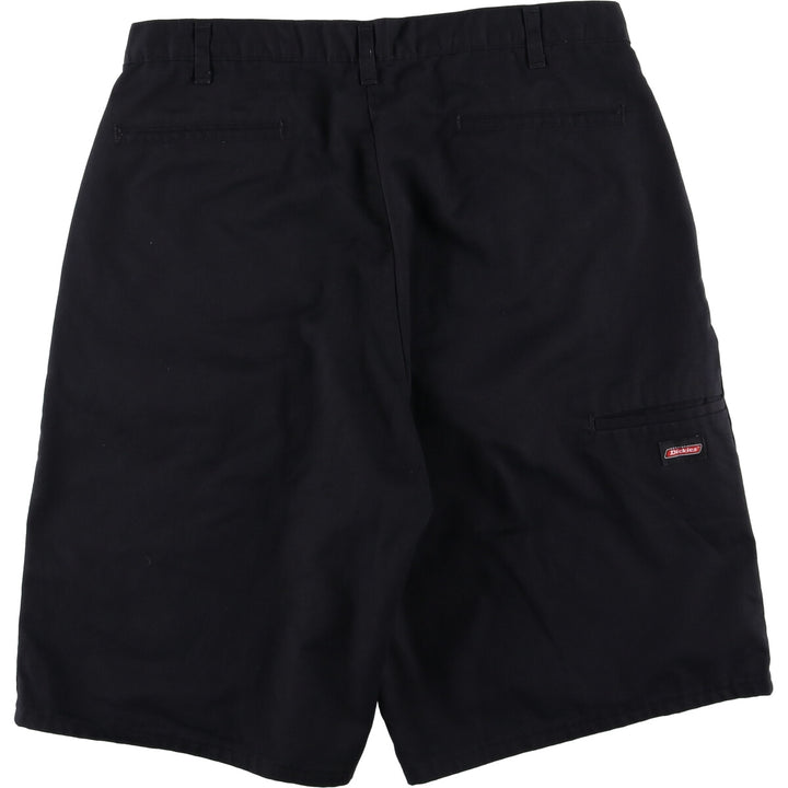 Dickies Work Shorts, Half Pants, Men's, W35 equivalent polyester black type Vintage Second Hand