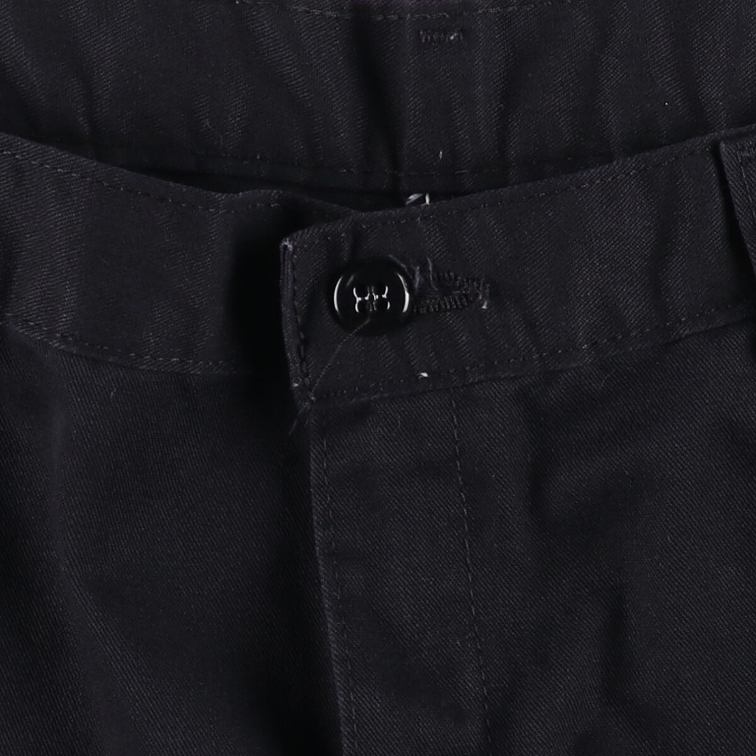 Dickies Work Shorts, Half Pants, Men's, W35 equivalent polyester black type Vintage Second Hand