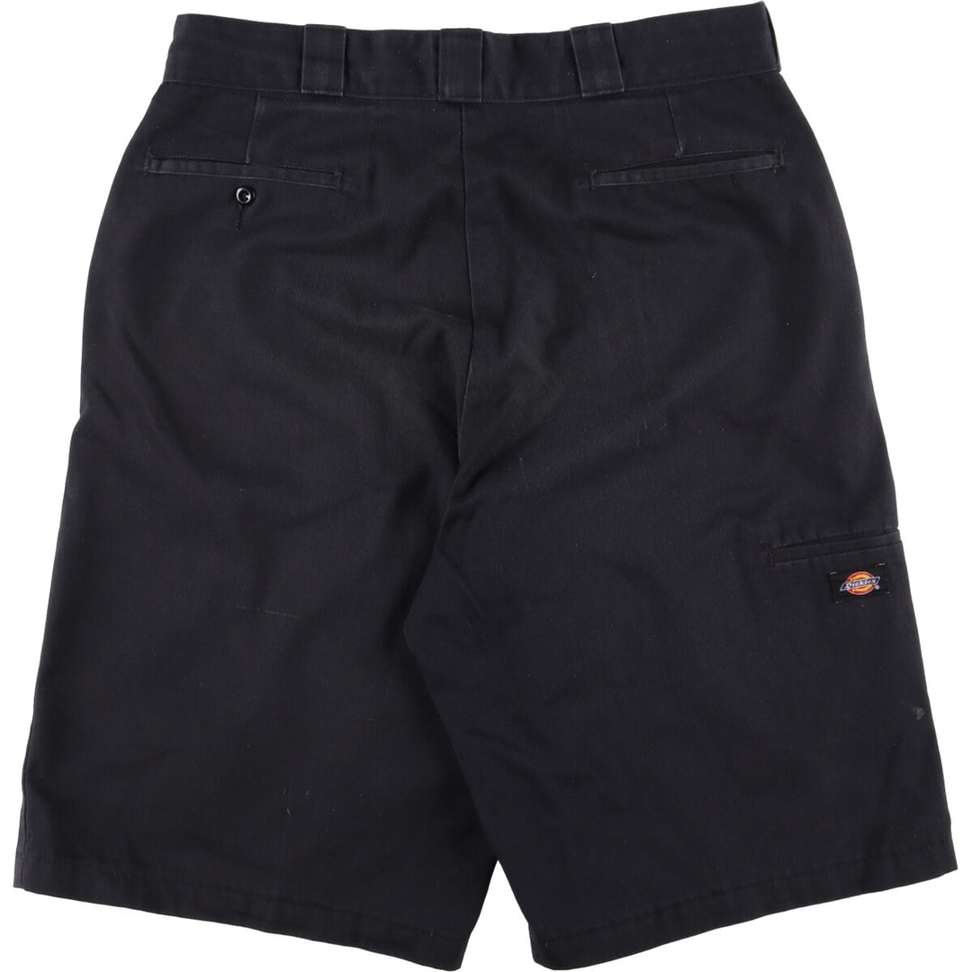 Dickies Loose Fit Work Shorts, Half Pants, Men's, W34 equivalent unclear navy blue type Vintage Second Hand