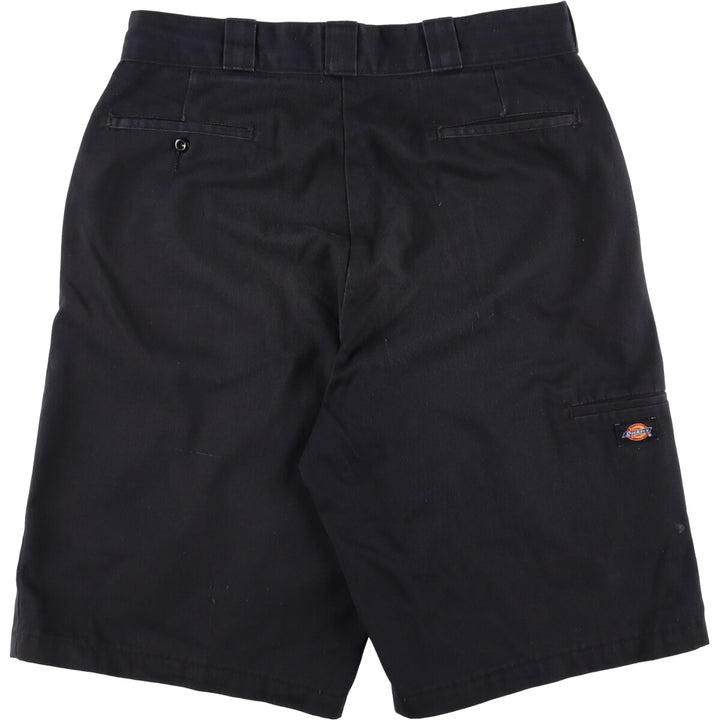 Dickies Loose Fit Work Shorts, Half Pants, Men's, W34 equivalent unclear navy blue type Vintage Second Hand