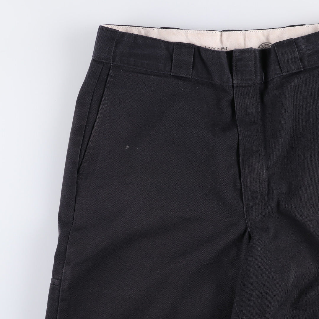 Dickies Loose Fit Work Shorts, Half Pants, Men's, W34 equivalent unclear navy blue type Vintage Second Hand