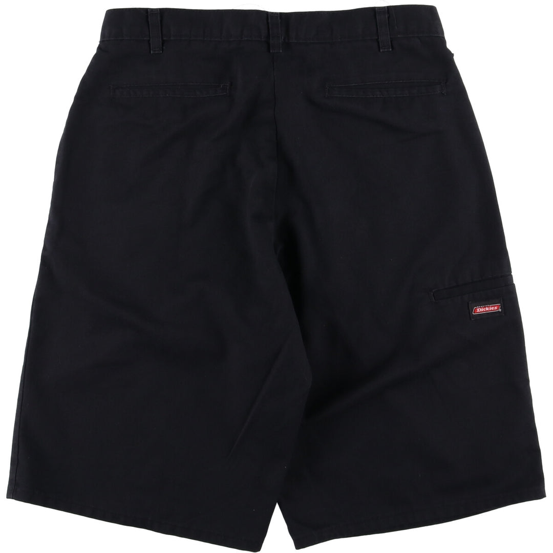Dickies Work Shorts, Half Pants, Men's, W32 equivalent polyester black type Vintage Second Hand
