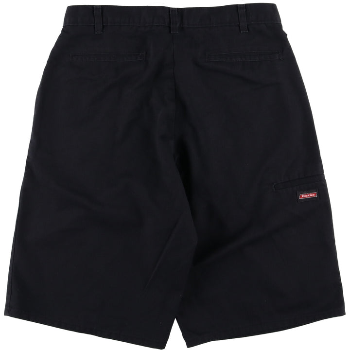 Dickies Work Shorts, Half Pants, Men's, W32 equivalent polyester black type Vintage Second Hand
