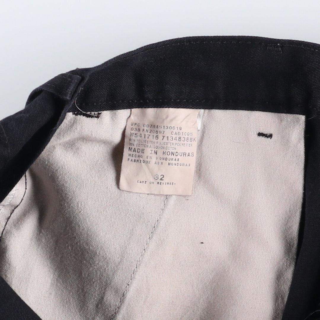Dickies Work Shorts, Half Pants, Men's, W32 equivalent polyester black type Vintage Second Hand