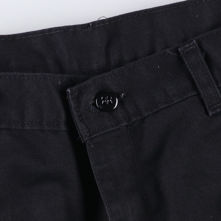 Dickies Work Shorts, Half Pants, Men's, W32 equivalent polyester black type Vintage Second Hand