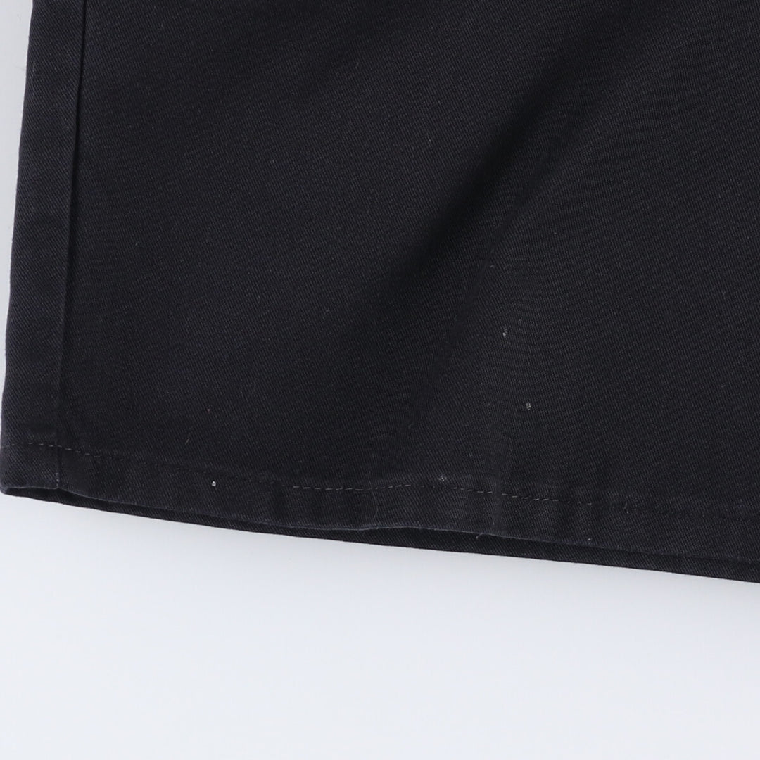 Dickies Work Shorts, Half Pants, Men's, W32 equivalent polyester black type Vintage Second Hand