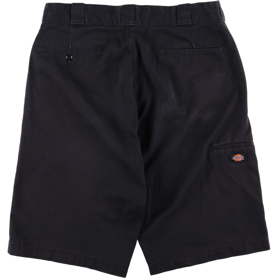 Dickies Relaxed Fit Chibi Tag Work Shorts, Half Pants, Men's W34 unclear black type Vintage Second Hand