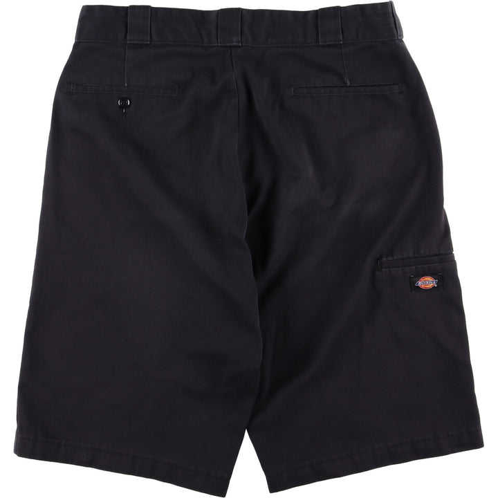 Dickies Relaxed Fit Chibi Tag Work Shorts, Half Pants, Men's W34 unclear black type Vintage Second Hand