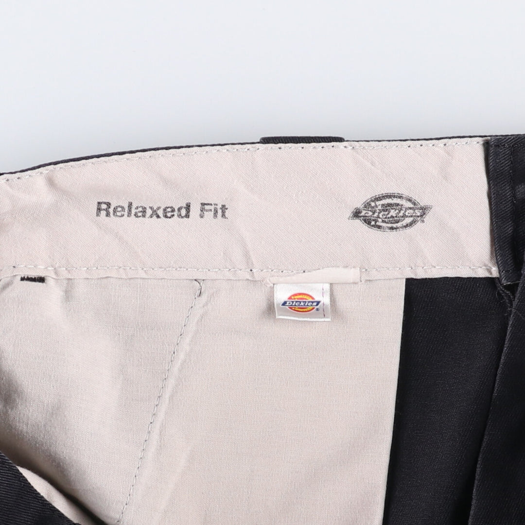 Dickies Relaxed Fit Chibi Tag Work Shorts, Half Pants, Men's W34 unclear black type Vintage Second Hand