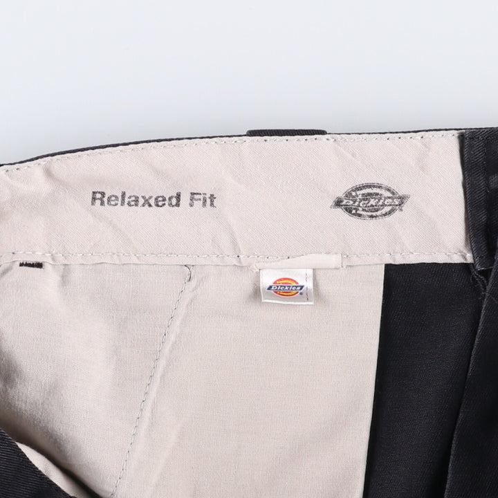 Dickies Relaxed Fit Chibi Tag Work Shorts, Half Pants, Men's W34 unclear black type Vintage Second Hand