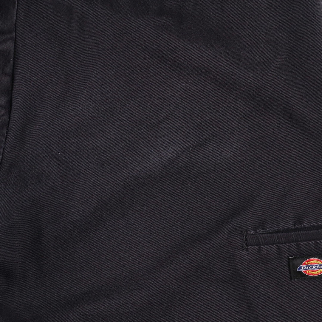 Dickies Relaxed Fit Chibi Tag Work Shorts, Half Pants, Men's W34 unclear black type Vintage Second Hand
