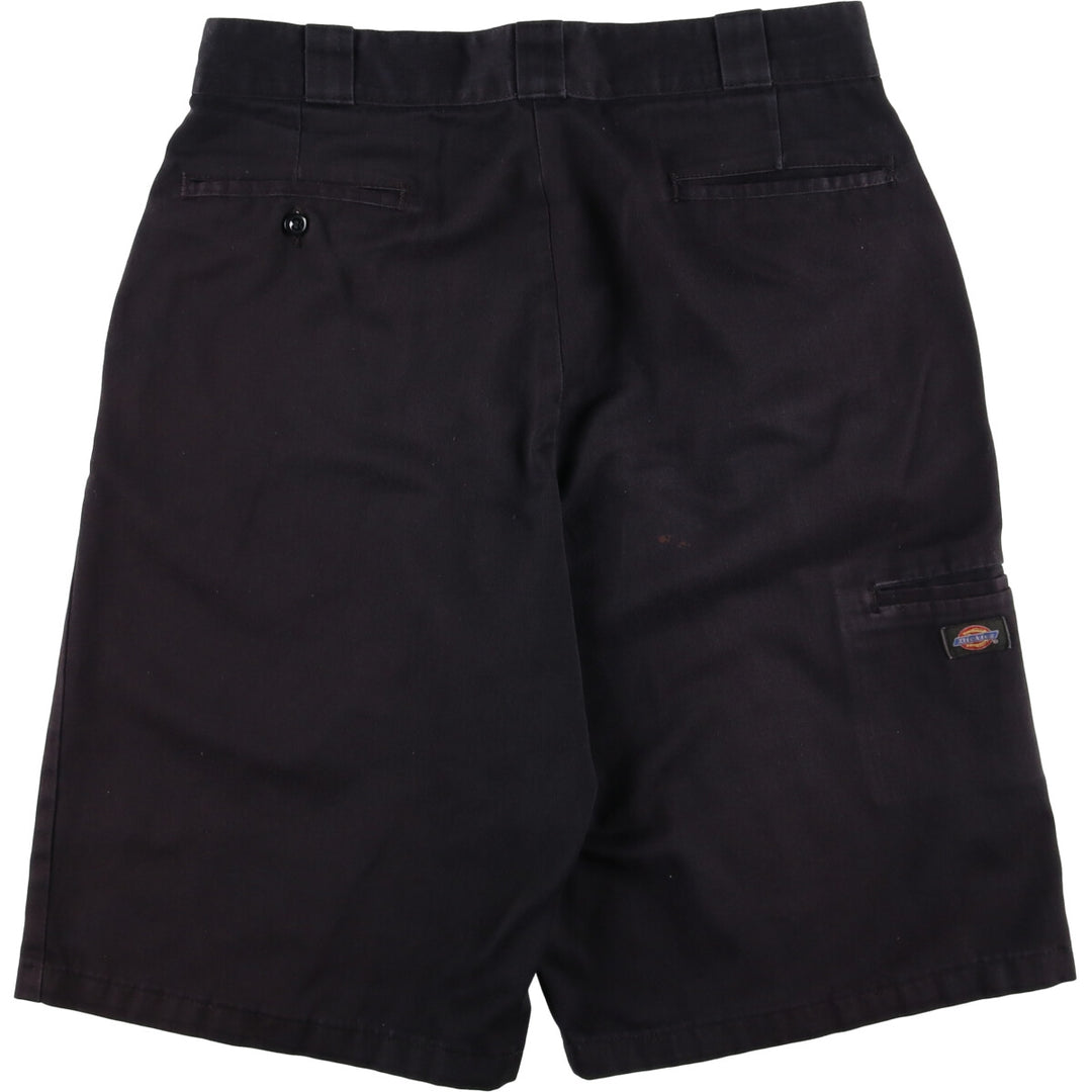 Dickies Loose Fit Work Shorts, Half Pants, Men's, W34 equivalent polyester black type Vintage Second Hand