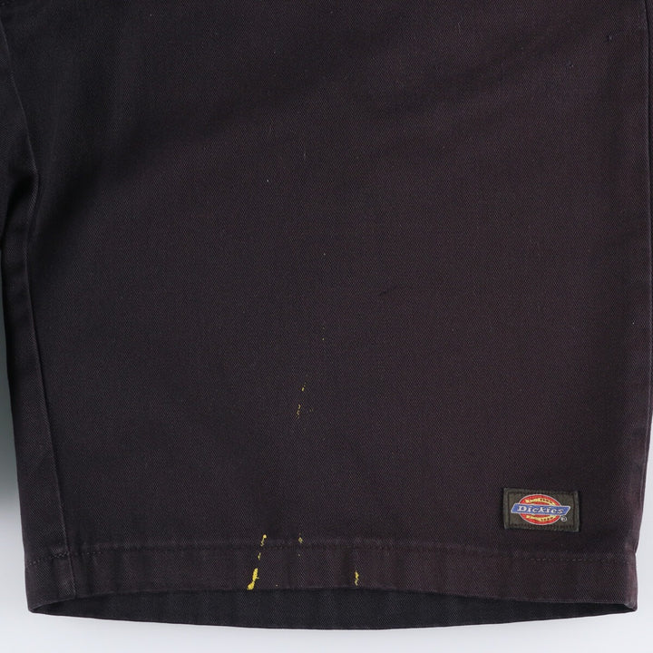 Dickies Loose Fit Work Shorts, Half Pants, Men's, W34 equivalent polyester black type Vintage Second Hand