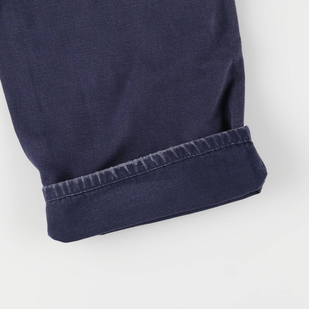 00'S Carhartt Loose Fit Duck Work Pants Men's W37 cotton navy blue type Vintage Second Hand