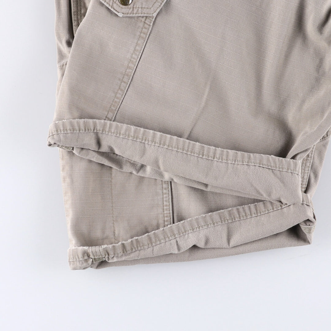 Carhartt Relaxed Fit Ripstop Cargo Shorts, Men's, W37 cotton Beige type Vintage Second Hand